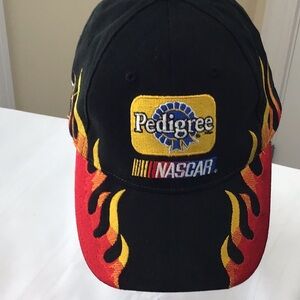 NASCAR black & red baseball cap Velcro closure Robert Yates Racing no 38 used